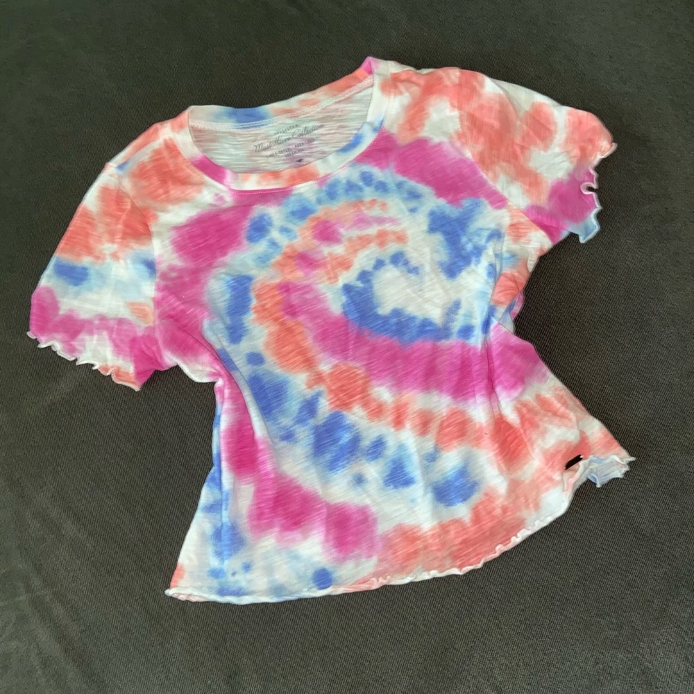 Hollister tie dye crop top
